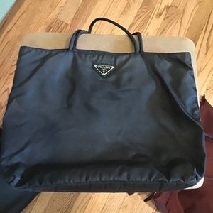 Black Prada tote